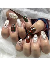 フィール(Feel)/クリスマスネイル/雪だるま