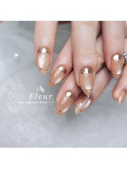 フルール(Fleur)の写真/ワンカラー・マグネット・グラデーションでシンプル可愛いデザインOK＊見るたびテンションが上がる指先へ♪