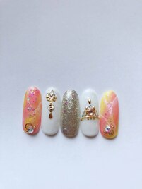 天然石ネイル♪