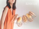 【ひまわりネイル】