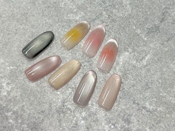 ビートゥーネイル 梅田(B to Nail)の写真/【マグネット/チークマグネット】他店を超える最高の仕上がり♪ぷるマグ変更無料でOK★大満足のdesignが◎