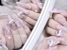 【mizuki】チェックネイル
