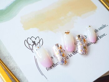 ナチュラボ ネイル(NATURA:BO NAIL)/ビジューネイル(ニュアンス)