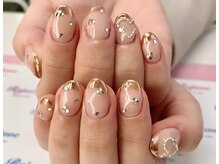 リジュベ(Rejuve)/ミラーパウダーでフレンチ☆