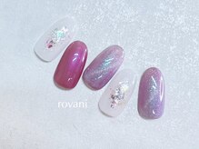 ロヴァニ(rovani)/キラキラピンクパープルネイル