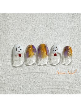 ナナネイル(Nana.Nail)/おばけハロウィンネイル