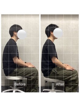 玉造駅前整体院/姿勢矯正で座った姿勢も綺麗に♪