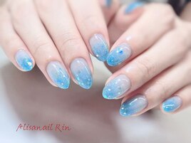 ラメグラデーション