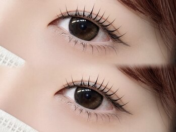 ディーエル ビューティー 天神春吉店(DL BEAUTY)の写真/ナチュラルなのに上品な束感eyeへ♪韓国風まつげも◎まつ毛パーマで理想の目元へ！
