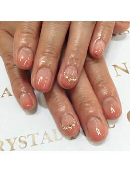 クリスタルネイル ゆめタウン博多店(CRYSTAL NAIL)/アクセントストーンネイル