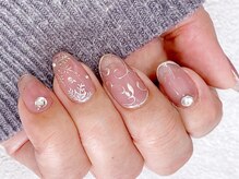 プールヴー☆オングル/冬ネイル