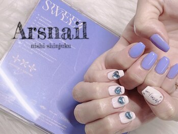 アルスネイル(Ars nail)/青紫推しネイル