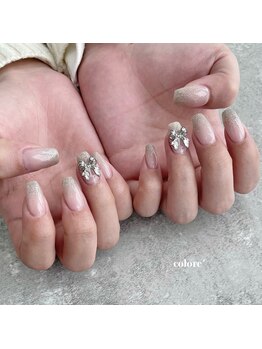 コロレ(colore')/ラメグラデーション×リボン