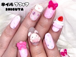 キャラ3Dネイル/量産型ネイル