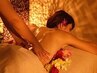 巡りが滞った身体に喝！足裏ほぐし＋深部リンパ＋頭筋ほぐし130分　¥13,000