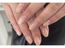 ミアネイル 蕨店(mia nail)/グラデーション＋パーツ追加