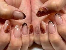 プリモ(PRIMO)/秋のニュアンスネイルデザイン