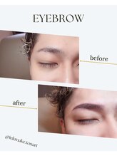 トナリ(tonari)/消えにくい眉毛 男性