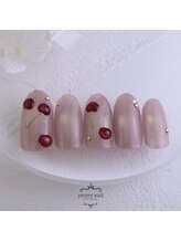 ピオニーネイル(peony nail)/艶めきマグのさくらんぼ