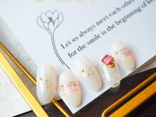 ナチュラボ ネイル(NATURA:BO NAIL)/ビジューネイル(ニュアンス)