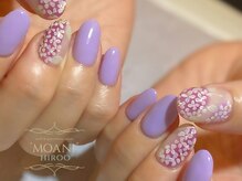 モアニ ヒロオ 渋谷店(MOANI Hiroo)/紫陽花ネイル