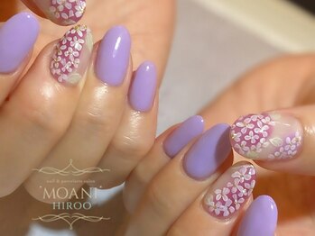 モアニ ヒロオ 渋谷店(MOANI Hiroo)/紫陽花ネイル