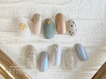 ネイルアイラッシュサロン ベティッシュ 桜木町店(Nail Eyelash Salon BETTISH)/スタイリッシュコース☆