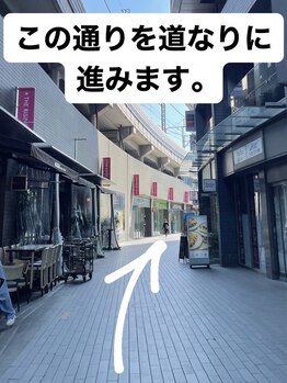 アンシャンテ 二子玉川(Enchantees)/二子玉川駅からサロンまでの道順