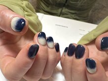 デューネイルスタジオ(dew nail studio)/ネイビーニュアンス