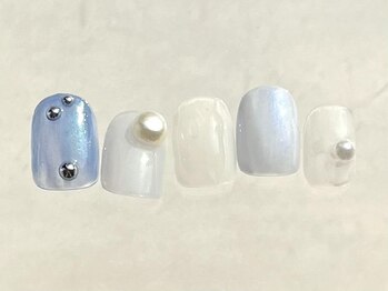 アイネイルズ 恵比寿店(I nails)/ブルーニュアンス10140円