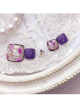 イーアイ ネイルズ(E.I Nail's)/シェルパープルネイル