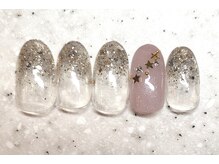 ネイルクイック 新越谷店/冬のシンプルデザイン