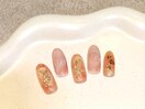 秋ニュアンスネイル