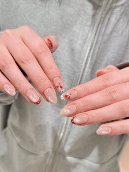 Shiori Nailsalon　持ち込み・長さだしサロン/手書き｜チェリーネイル