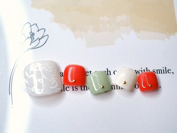 ナチュラボ ネイル(NATURA:BO NAIL)/フットネイル(ニュアンス)