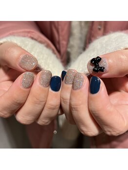 オマモリ ネイル 心斎橋店(omamori nail)/フラッシュネイル