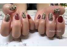 ミュー ネイル(mieux nail)/レオパード×ニュアンス
