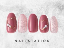 ネイルステーション ルミネ荻窪店(NAIL STATION)/キラキラネイル／パラジェル