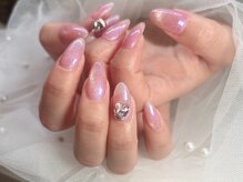 ジョアネイル(JOA Nail)/ピンクネイル/Vカット/マグ