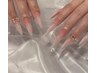 【hand nail】カラーグラデーション/フレンチ