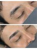 《男性》顔に合わせて整える★メンズアイブロウWax + カット