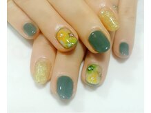 チェリー(Cherry)/【水彩画ネイル】