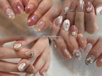 アリウム(a'rium)の写真/落ち着けるプライベート空間で繊細な絶妙ニュアンスネイルを、アートの細部までこだわりご提案♪