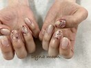 お花畑ネイル