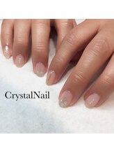 クリスタルネイル ボンベルタ橘店(CRYSTAL NAIL)/ワンカラー×シェル