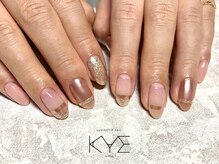 キーバイマグ(KYE by Mag)/フレンチミラーネイル