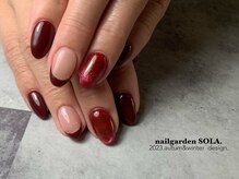 ソラ(SOLA.)/冬のボルドーデザイン♪