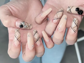 リンネイル 新大久保店(Rin Nail)/#待ち込みデザインOK　#付け放題