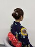 浴衣ヘアのみアレンジヘア