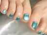 足元華やかに☆【マグネットfootネイル】ワンカラー¥10100→¥8000